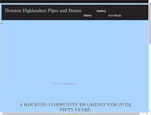 Tablet Screenshot of houstonhighlanders.com